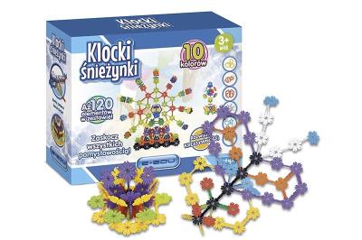 Opakowanie Klocki śnieżynki e-edu 120 el.