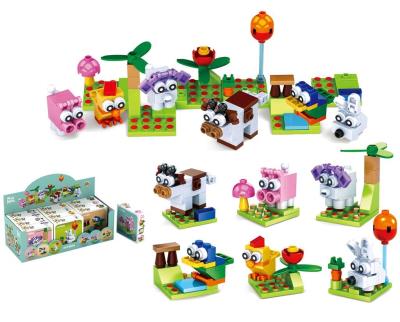 Opakowanie Klocki zwierzęta wiejskie 25el MIX