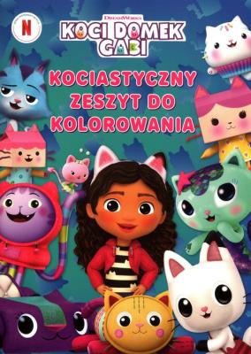 Kociastyczny zeszyt do kolorowania. Koci Domek Gabi. Autor: Opracowanie zbiorowe. SmakLiter.pl Okładka książki Kociastyczny zeszyt do kolorowania. Koci Domek Gabi