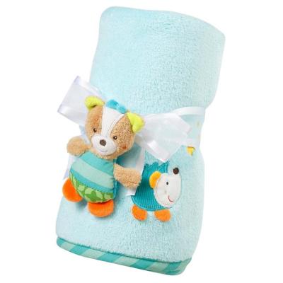 Opakowanie Kocyk z maskotką Lisek