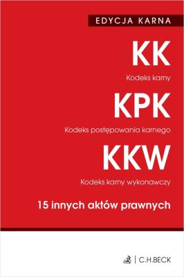 Kodeks karny. Kodeks postępowania karnego. Kodeks karny wykonawczy. 15 innych aktów prawnych wyd. 49. Autor: Opracowanie zbiorowe. SmakLiter.pl Okładka książki Kodeks karny. Kodeks postępowania karnego. Kodeks karny wykonawczy. 15 innych aktów prawnych wyd. 49