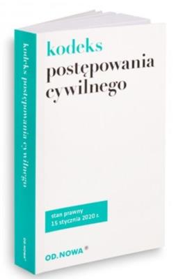 Okładka książki Kodeks postępowania cywilnego 2020