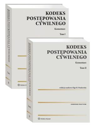 Okładka książki Kodeks postępowania cywilnego. Komentarz. Tom I i II