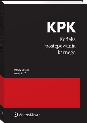 Okładka książki Kodeks postępowania karnego. Przepisy