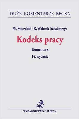 Okładka książki Kodeks pracy. Komentarz