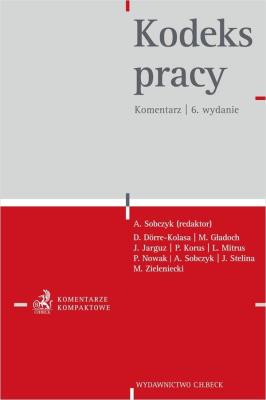 Okładka książki Kodeks pracy. Komentarz w.6