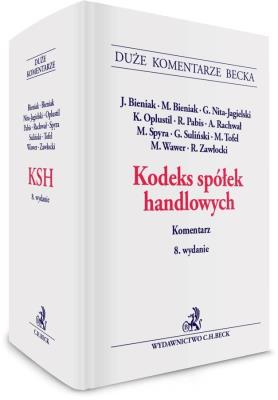 Okładka książki Kodeks spółek handlowych. Komentarz w.8