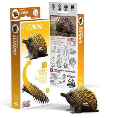 Opakowanie Kolczatka Eugy. Eko Układanka 3D