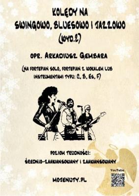 Okładka książki Kolędy na swingowo, bluesowo i jazzowo