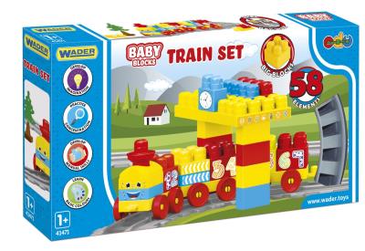 Opakowanie Kolejka 58 elementów Baby Blocks 41471