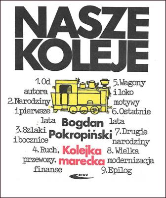 Kolejka marecka. Autor: Bogdan Pokropiński. SmakLiter.pl Okładka książki Kolejka marecka