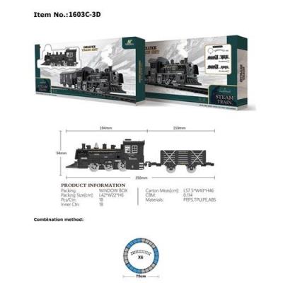 Opakowanie Kolejka na baterie dym, światło i dźwięk 9/18