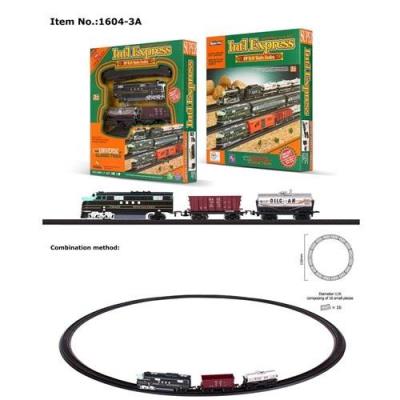 Kolejka na baterie światło i dźwięk 12/24. Wydawca: Rastar. SmakLiter.pl Opakowanie Kolejka na baterie światło i dźwięk 12/24