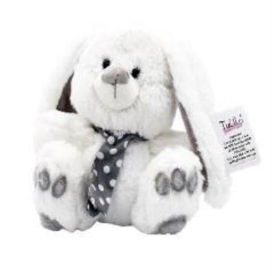 Opakowanie Kolekcja srebrna królik biały 30cm