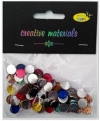 Opakowanie Kółka akrylowe z mikrostrukturą 10mm 14g