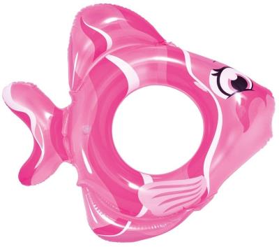 Opakowanie Kółko do pływania ryba 79x71cm różowy