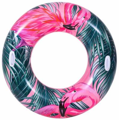 Opakowanie Kółko do pływania tropik 115cm różowy