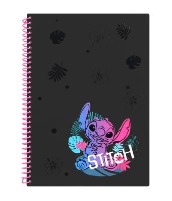 Kołobrulion A4 Disney Black Stitch plastikowa spirala 100 kartek wzór 2. Wydawca: Patio. SmakLiter.pl Opakowanie Kołobrulion A4 Disney Black Stitch plastikowa spirala 100 kartek wzór 2