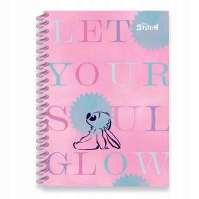 Kołobrulion B5 100 k. plastikowa spirala Disney Fashion Stitch wzór 3. Wydawca: Patio. SmakLiter.pl Opakowanie Kołobrulion B5 100 k. plastikowa spirala Disney Fashion Stitch wzór 3