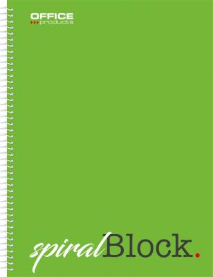 Kołonotatnik A4 Office Products w kratkę zielony. Wydawca: Office Products. SmakLiter.pl Opakowanie Kołonotatnik A4 Office Products w kratkę zielony