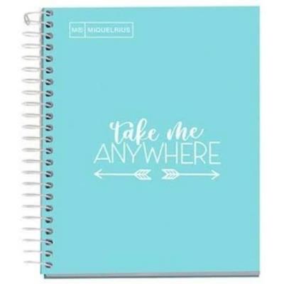 Opakowanie Kołonotatnik A5/100K kratka błękitny