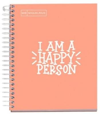 Opakowanie Kołonotatnik A5/100K kratka brzoskwiniowy