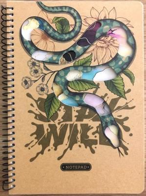 Opakowanie Kołonotatnik A5/80K kratka kraft Wąż