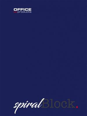 Kołonotatnik A5/80K linia granatowy (5szt). Wydawca: Office. SmakLiter.pl Opakowanie Kołonotatnik A5/80K linia granatowy (5szt)