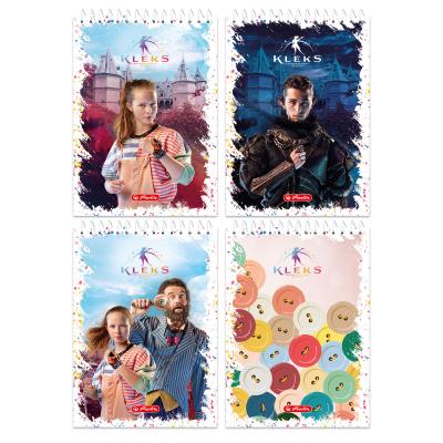 Opakowanie Kołonotatnik A7 Kleks paczka 20 sztuk kratka