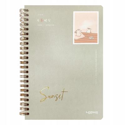 Kołonotes A5/68K linia Sunset szary. Wydawca: incood.. SmakLiter.pl Opakowanie Kołonotes A5/68K linia Sunset szary