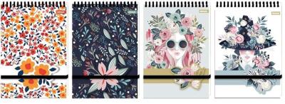 Opakowanie Kołonotes A6/96K kratka Flower