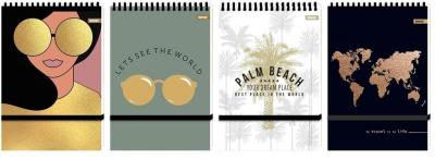 Opakowanie Kołonotes A6/96K kratka Metalic colour (10szt)