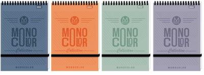 Opakowanie Kołonotes A6/96K kratka Monocolor (10szt)