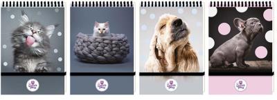 Opakowanie Kołonotes A6/96K kratka The sweet pets (10szt)