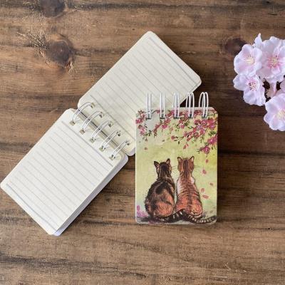 Opakowanie Kołonotes A7 SSN32 Koty i kwiaty