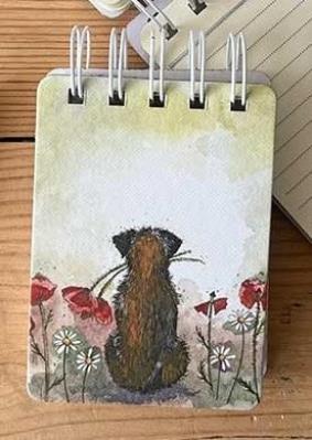 Opakowanie Kołonotes A7 SSN40 Border terrier i maki