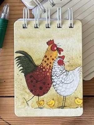 Kołonotes A7 SSN46 Kury. Wydawca: Alex Clark. SmakLiter.pl Opakowanie Kołonotes A7 SSN46 Kury