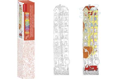 Koloromiarka XXL Straż pożarna. Wydawca: Monumi. SmakLiter.pl Opakowanie Koloromiarka XXL Straż pożarna