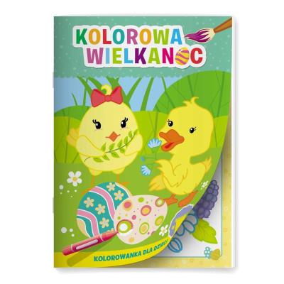 Okładka książki Kolorowa wielkanoc