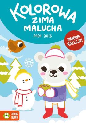Okładka książki Kolorowa zima malucha. Pada śnieg