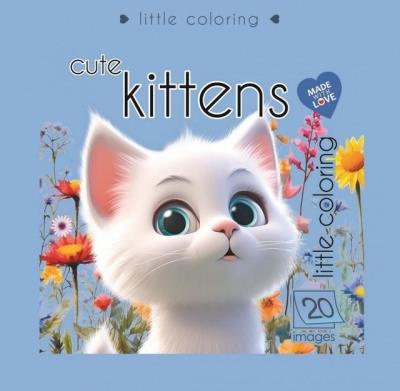 Opakowanie Kolorowanka 140x140 Słodkie kotki niebieska