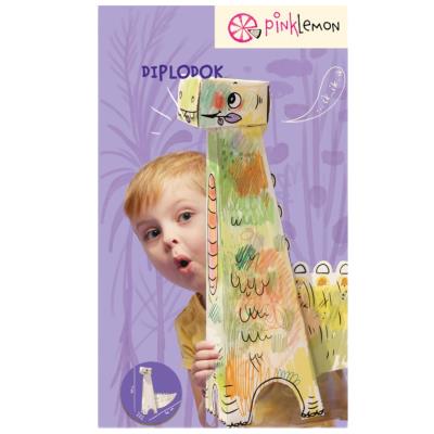 Opakowanie Kolorowanka 3D Dinozaur Diplodocus