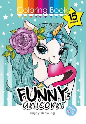 Opakowanie Kolorowanka A4 15 obrazków Zabawne jednorożce 2