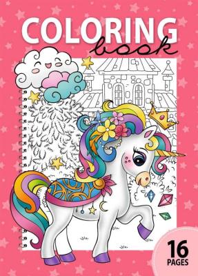 Opakowanie Kolorowanka A4 16 obrazków Jednorożce