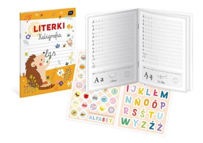 Opakowanie Kolorowanka A4/16K z naklejkami Kaligrafia