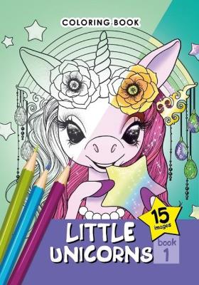 Opakowanie Kolorowanka A5 15 obrazków Małe jednorożce 1
