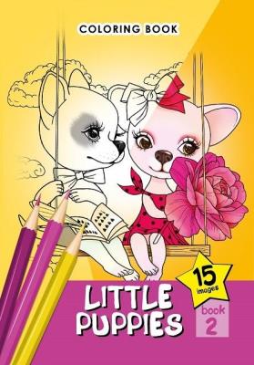 Opakowanie Kolorowanka A5 15 obrazków Małe pieski 2