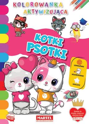 Okładka książki Kolorowanka aktywizująca. Kotki psotki