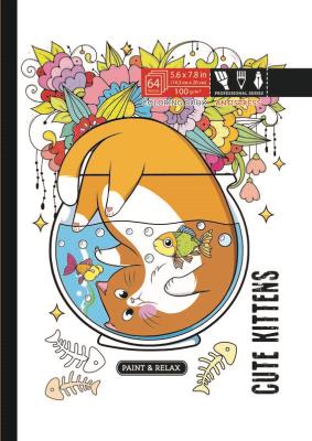 Opakowanie Kolorowanka antystresowa 143x200 32 Cute kittens