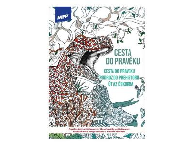 Opakowanie Kolorowanka antystresowa Podróż do prehistorii